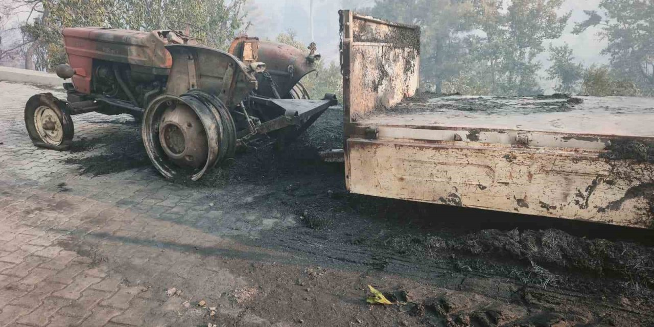 Seydikemer’deki orman yangınında 24 saati aşkın süren mücadelenin ardından acı tablo ortaya çıktı