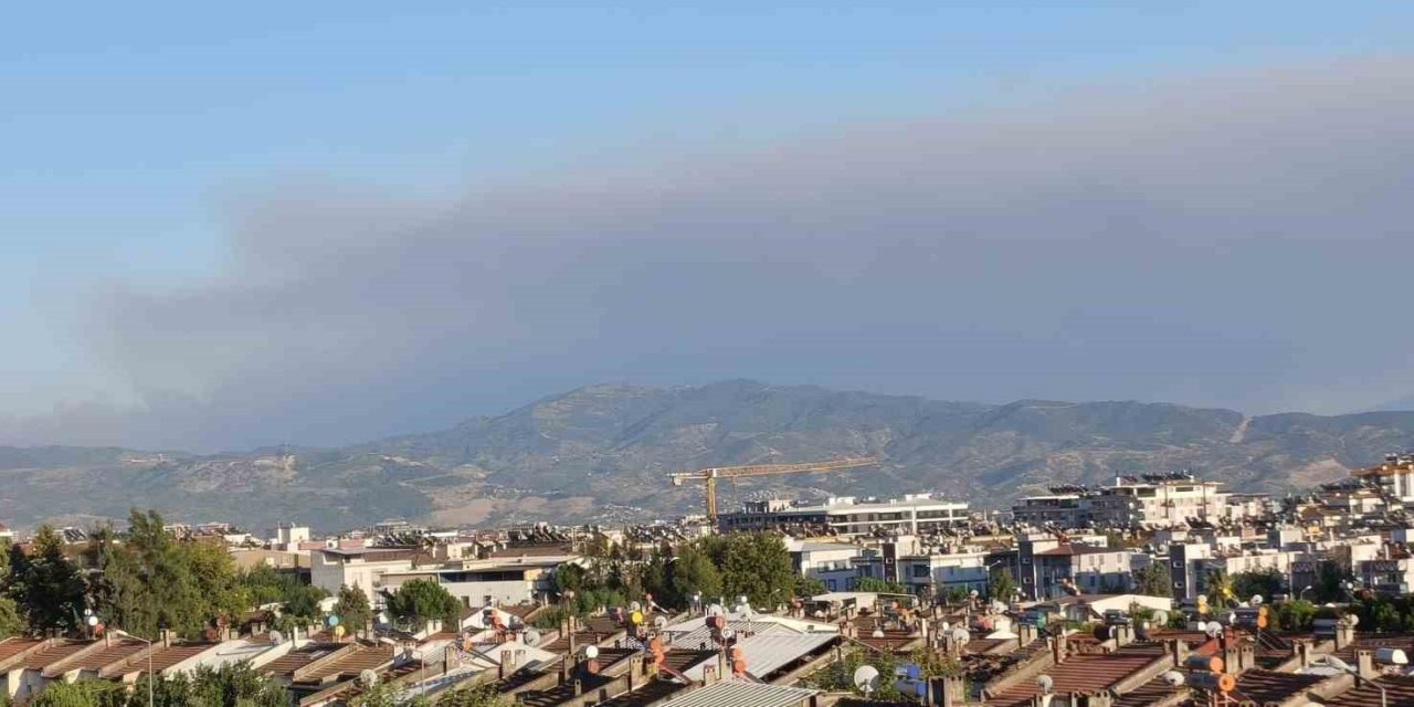 Çine yangının dumanları Efeler’e ulaştı