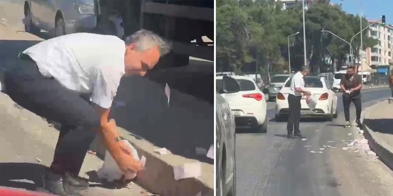 Elindeki para desteleri yola saçıldı, vatandaşlar seferber oldu
