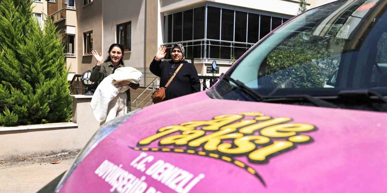 Denizli Büyükşehir’de "Aile Taksi" projesi devam ediyor