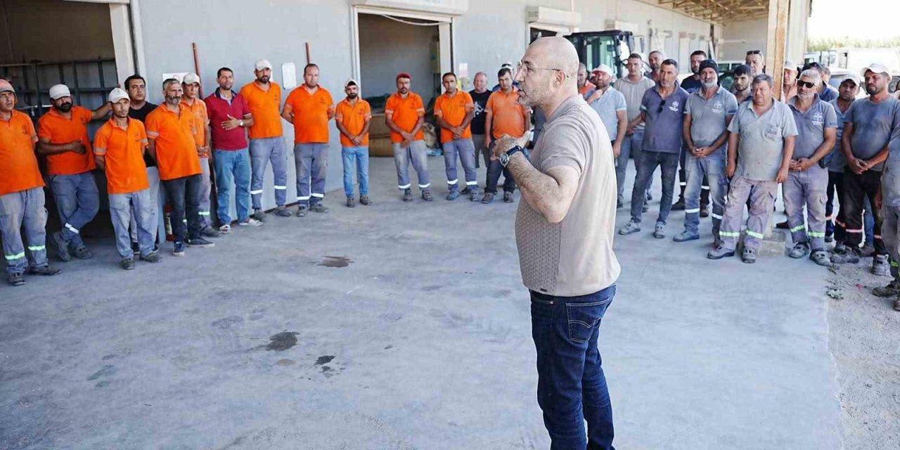 Germencik'te aşırı sıcaklara karşı mesai düzenlemesi