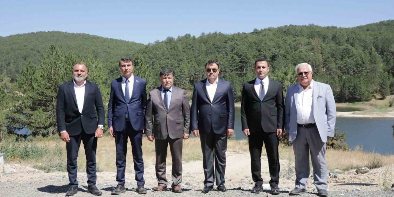 Vali Işın, Kayı Köyü Göleti’nde incelemelerde bulundu