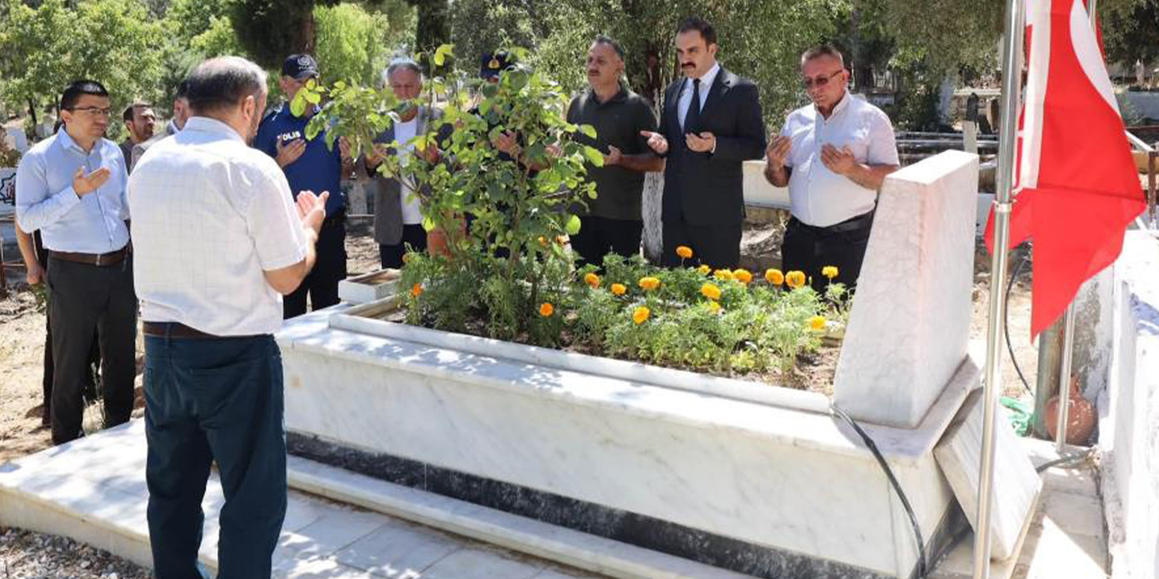 Şehit Olcay Altun, şehadetinin 41. yılında kabri başında anıldı