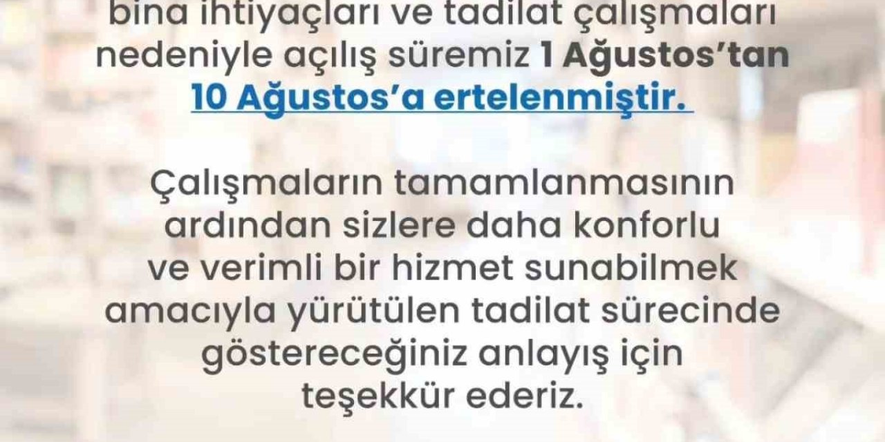 Merkez Kütüphane 10 Ağustos’ta kaplarını açacak