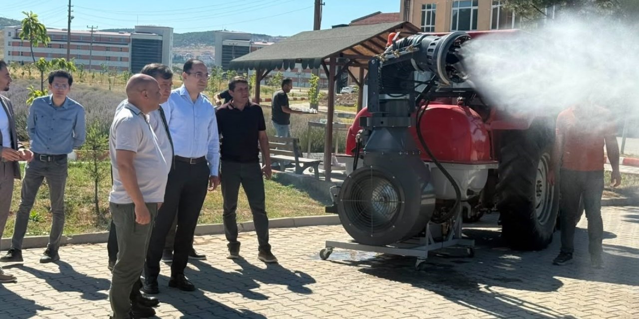 DPÜ Tavşanlı MYO’da geliştirilen "Turbo Fanlı Su Atomizer" protokole tanıtıldı