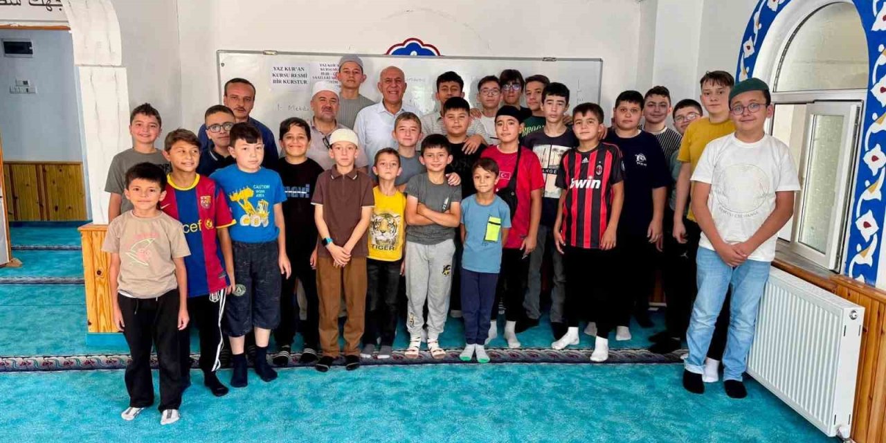 Başkan Demirtaş’tan Yaz Kur’an Kursu’na ziyaret
