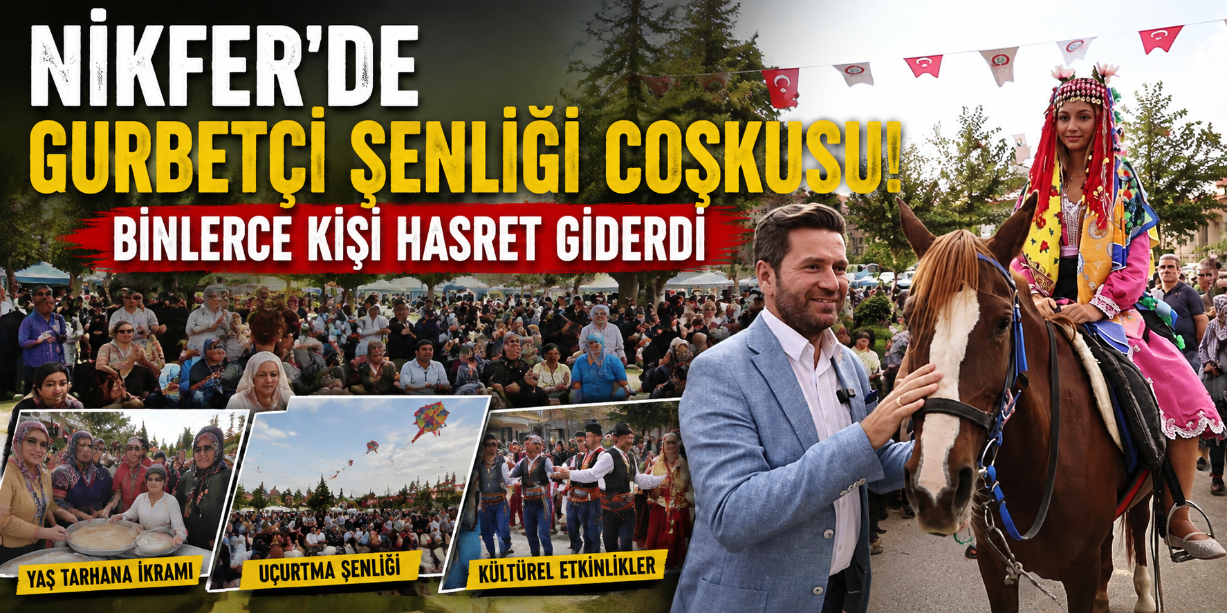 Nikfer'de gurbetçi şenliği coşkusu: Binlerce kişi hasret giderdi