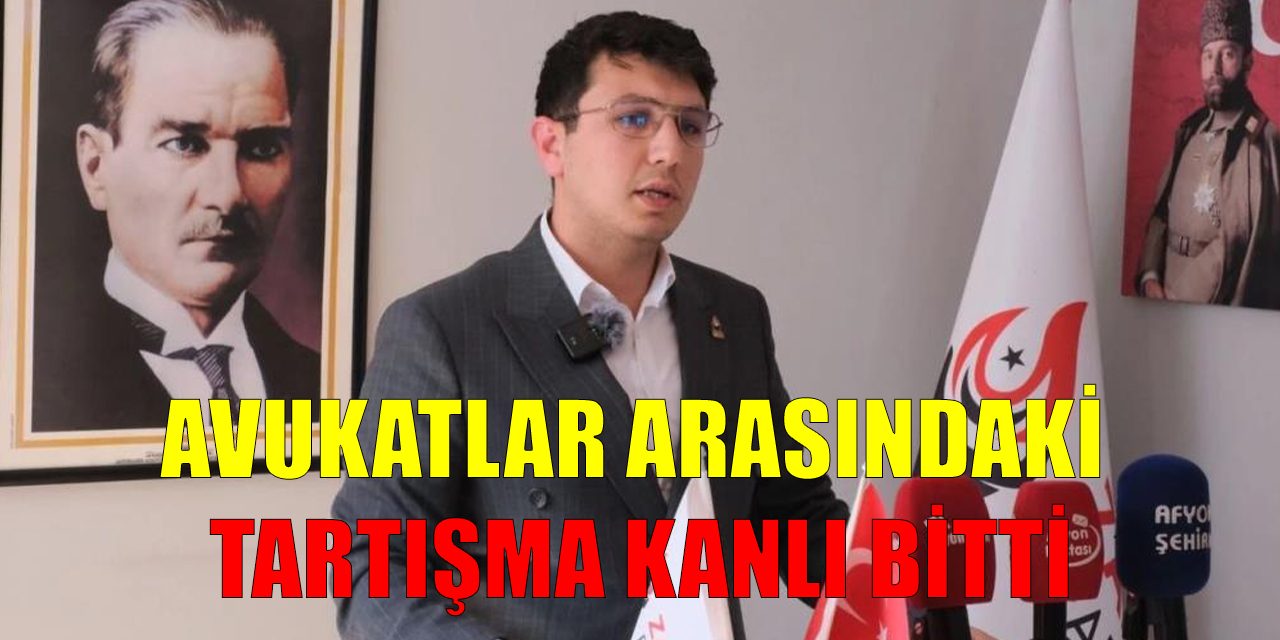 Avukatlar arasındaki tartışma kanlı bitti