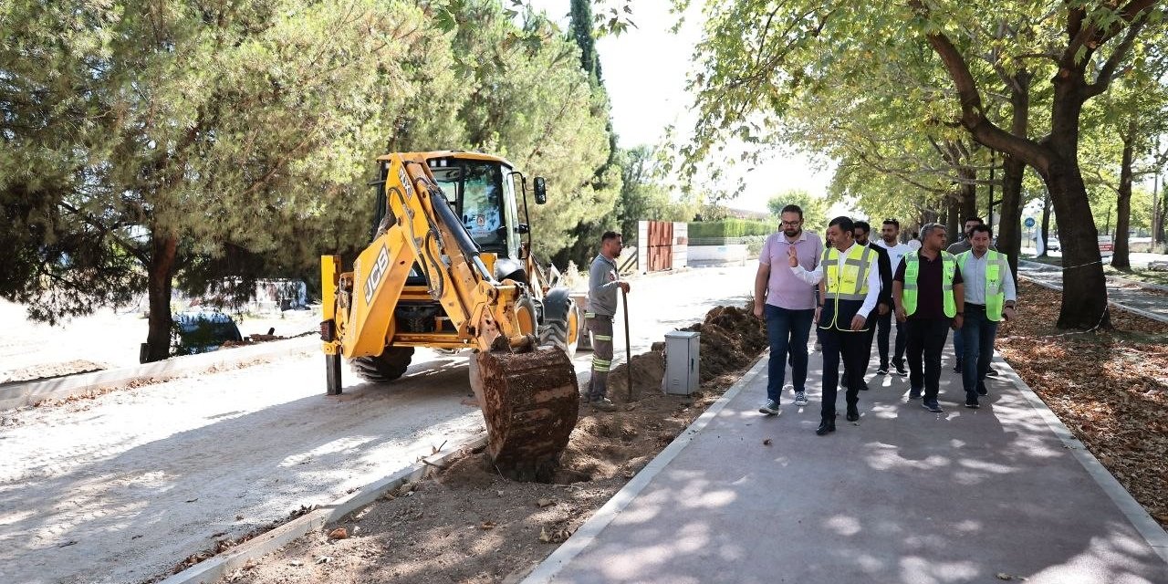 Denizli’nin can damarı olan ‘Koşu Yolu’na Büyükşehir’den modern dokunuş