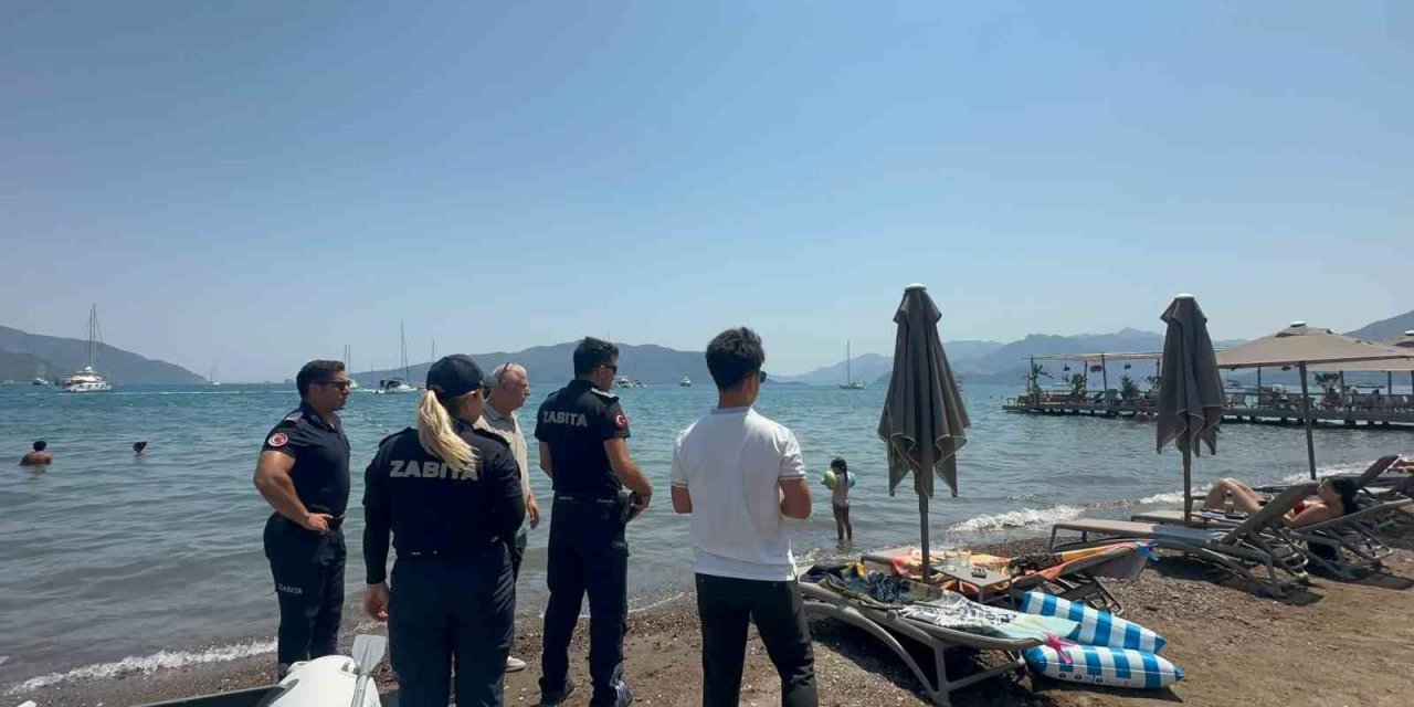 Marmaris’te sahillere sıkı denetim