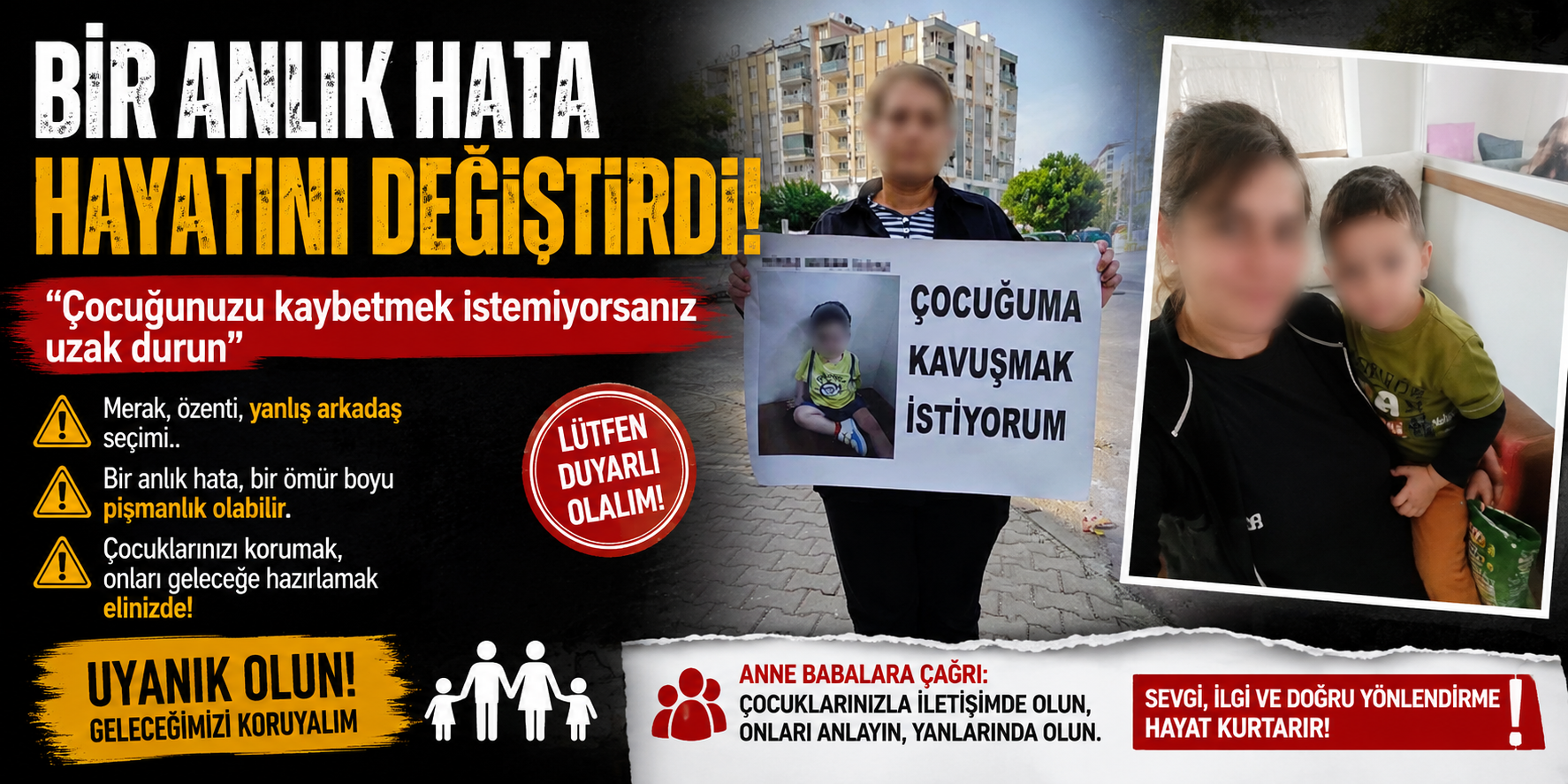 Bir anlık hata hayatını değiştirdi: "Çocuğunuzu kaybetmek istemiyorsanız uzak durun"