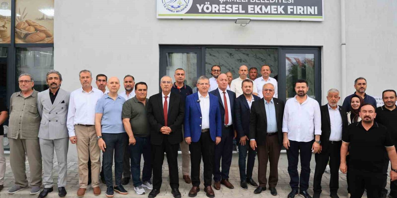 Çameli Belediyesi Yöresel Ekmek Fırını ve yatırımlar açıldı