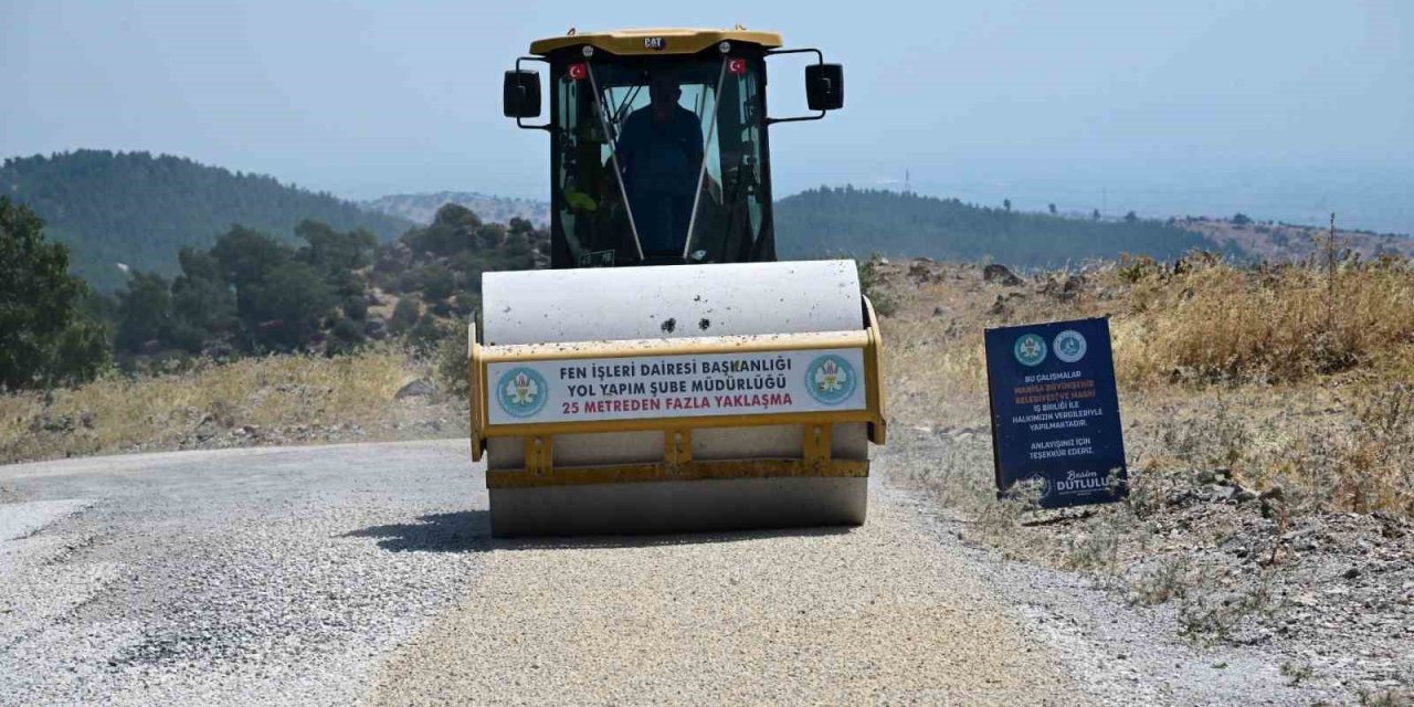 Yuntdağı’nda 10 kilometrelik yol yenileniyor