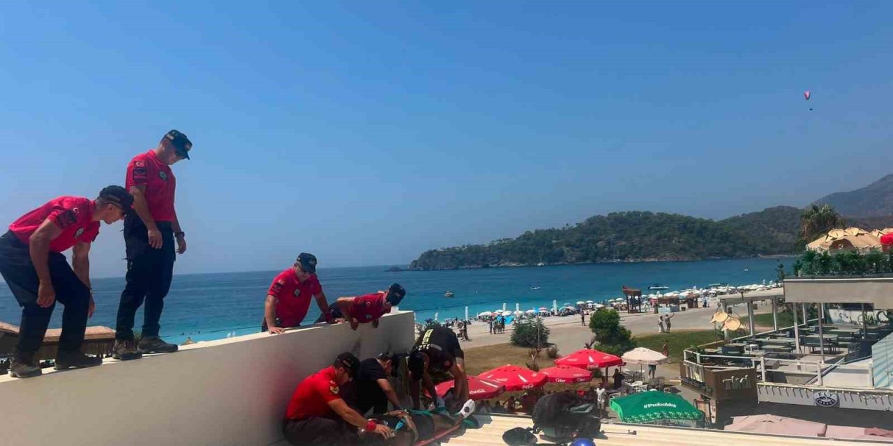 Fethiye’de yamaç paraşütü kazası: 2 kişi yaralandı