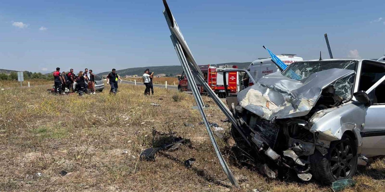 Kütahya’da trafik kazası: 1 ölü 5 yaralı