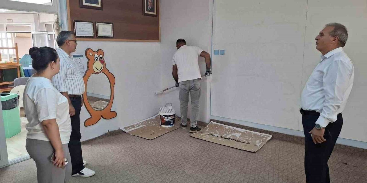 Sarıgöl’de okullar yeni eğitim yılına hazırlanıyor