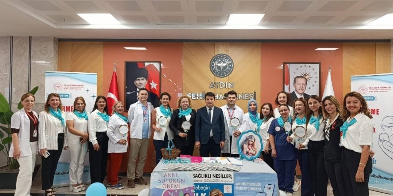 Aydın Şehir Hastanesi’nde anne sütünün önemine dikkat çekildi