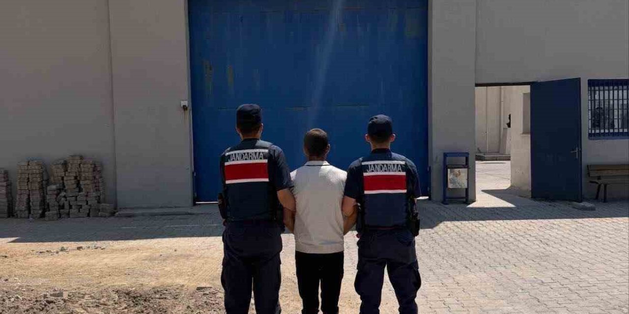 Hırsızlık suçundan hapis cezası ile aranan şahsı jandarma yakaladı