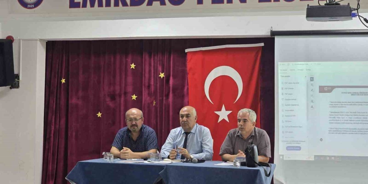 Emirdağ’da okul ve kurum müdürleri toplantısı yapıldı