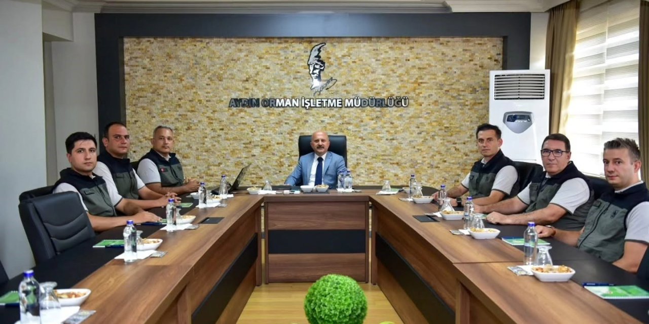 Vali Varol, Aydın Orman İşletme Müdürlüğü’nde çalışmaları değerlendirdi