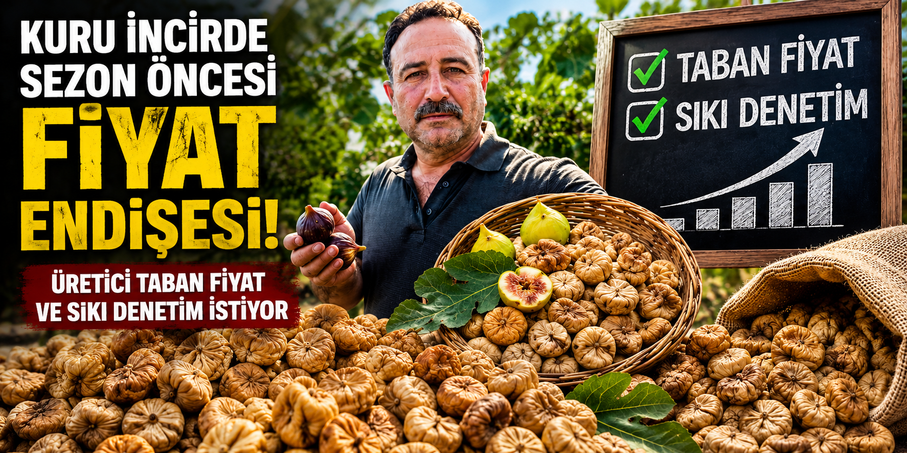 Kuru incirde sezon öncesi fiyat endişesi: Üretici taban fiyat ve sıkı denetim istiyor