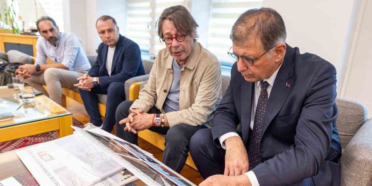 Başkan Tugay ve Sepil Göztepe’nin İnciraltı projesini görüştü