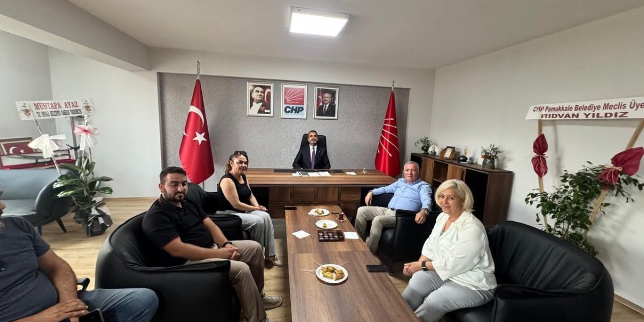 Başkan Kepenek, CHP Denizli İl Başkanı Oran’a ziyaret etti