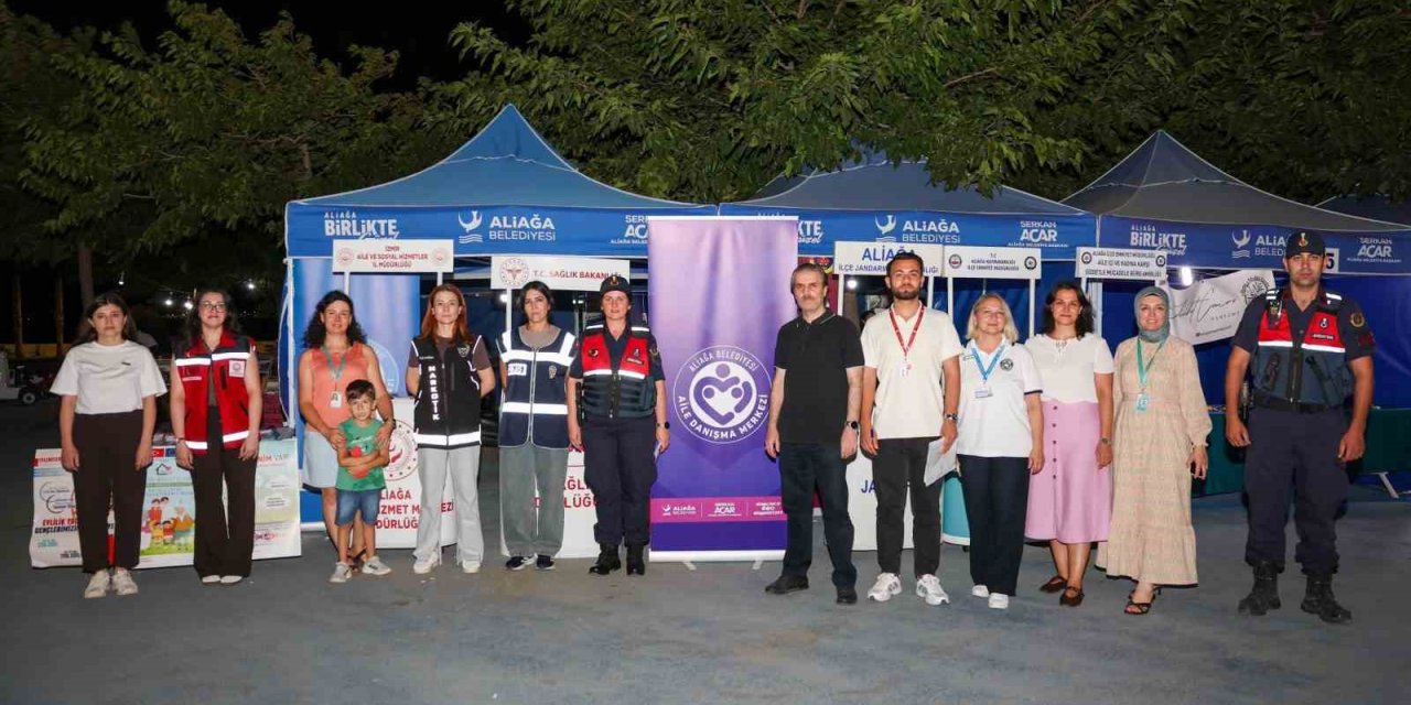 Aliağa’da bağımlılık ve aile farkındalığı için bilgilendirme çalışması