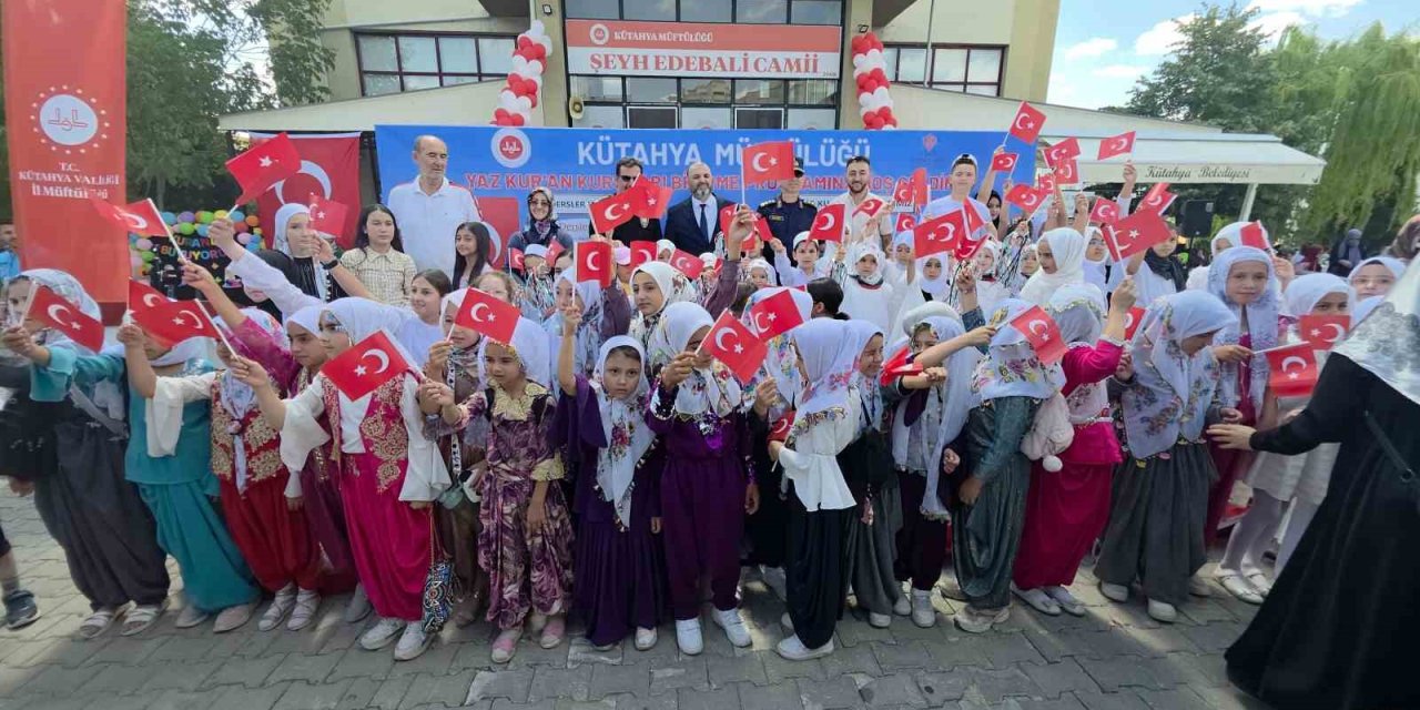 Kütahya’da Yaz Kur’an Kursları için coşkulu final