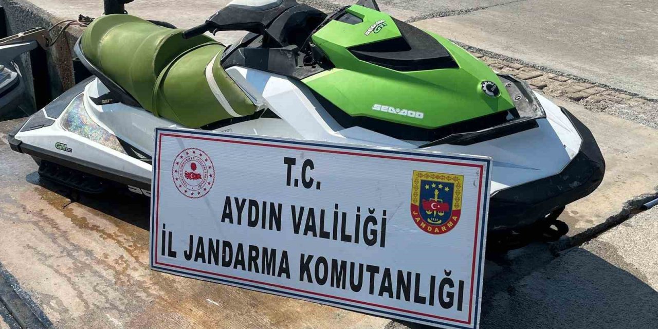 Didim’de jet ski ile düzensiz göçmen taşırken yakalandı