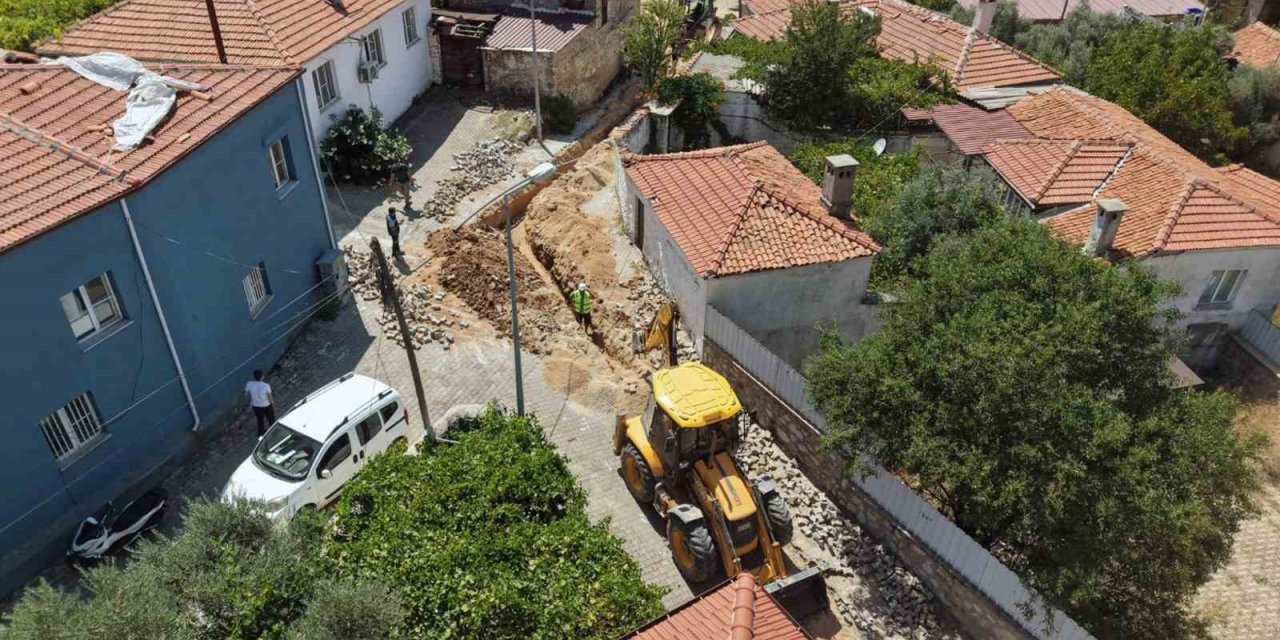 Menteşe Yerkesik’te 4 kilometrelik su isale hattı yenileniyor