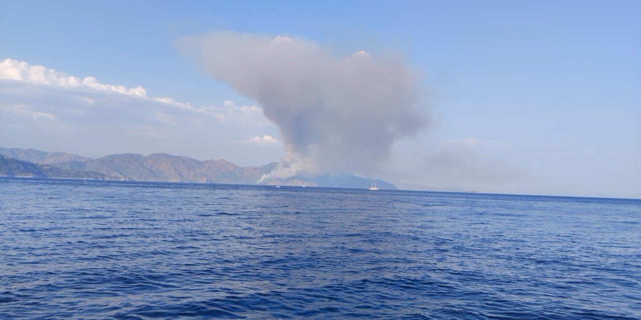 Marmaris’te orman yangını