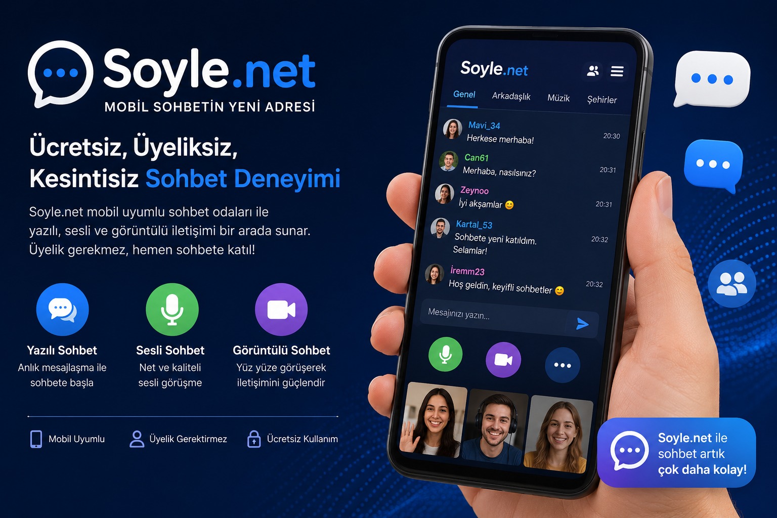 Soyle.net, Mobil Sohbet Deneyimini Yeni Nesil İletişim Anlayışıyla Buluşturuyor