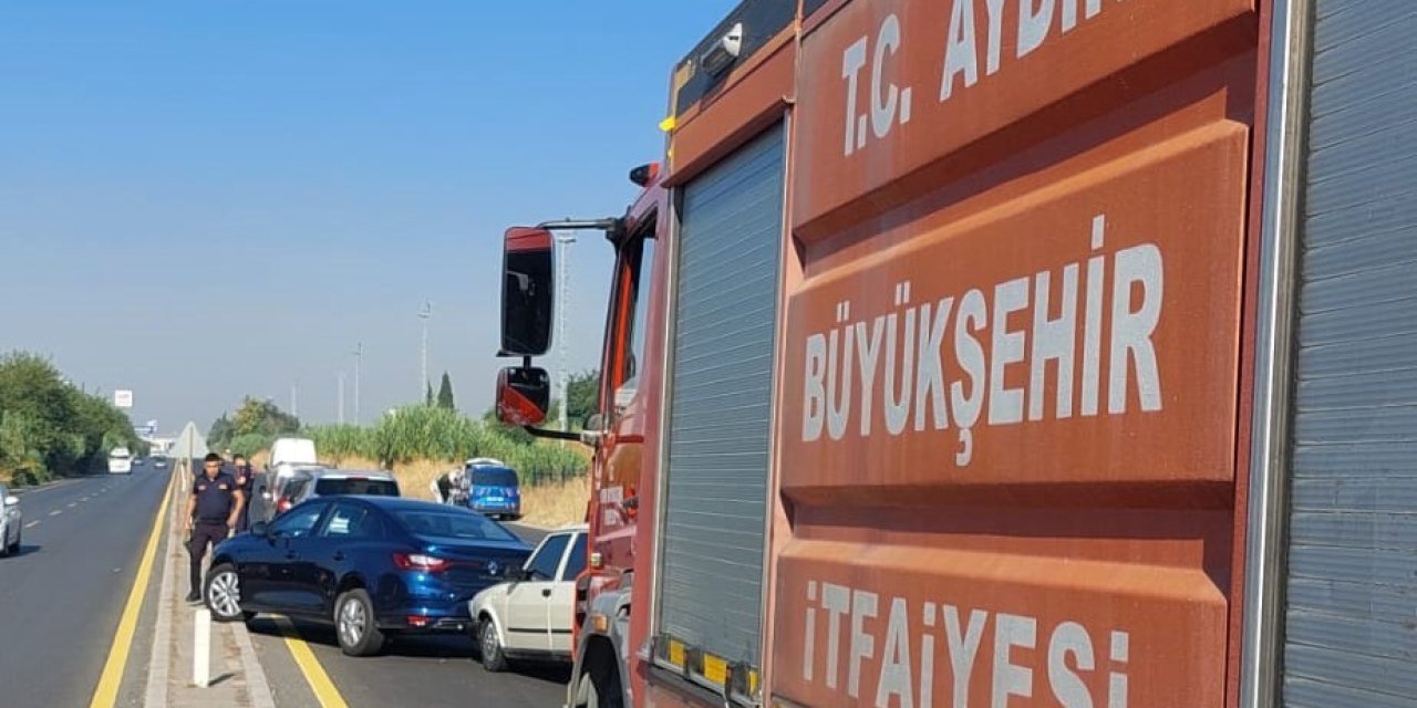 Aydın’da 8 araçlı zincirleme trafik kazası