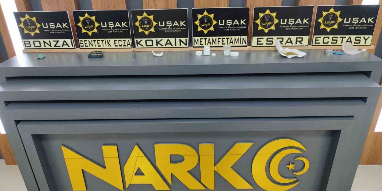 Uşak’ta uyuşturucu operasyonunda 14 şüpheli tutuklandı