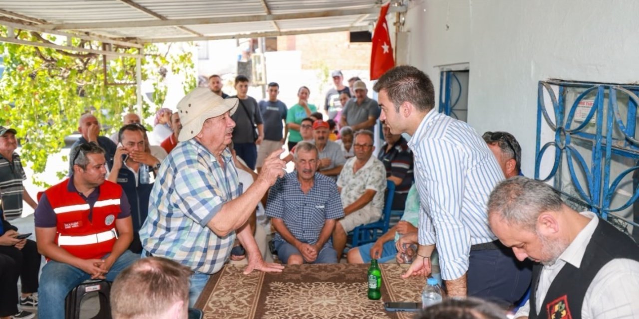 Başkan Mandalinci saha çalışmalarını Karaova’da sürdürdü
