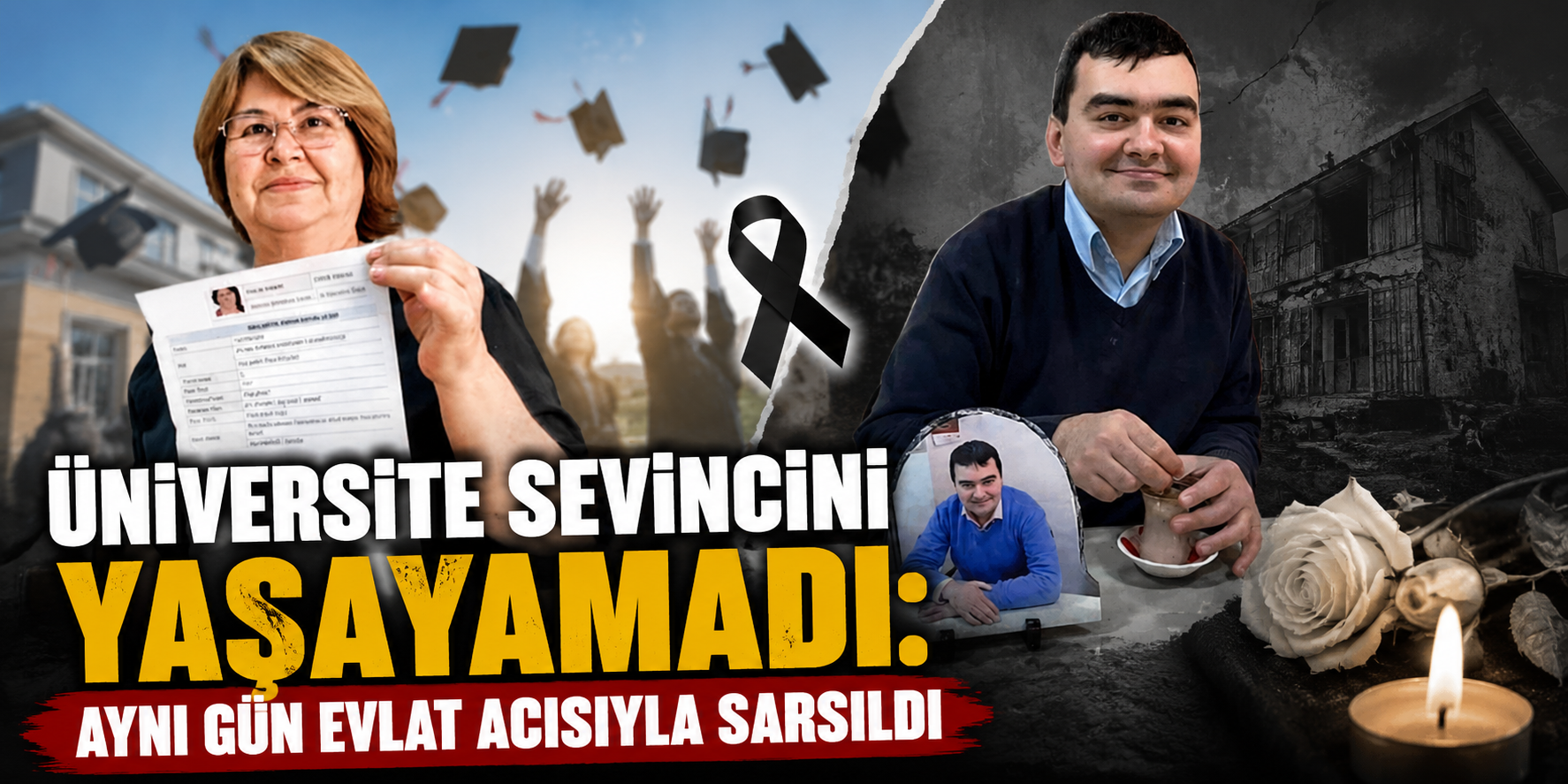 Üniversite sevincini yaşayamadı: Aynı gün evlat acısıyla sarsıldı