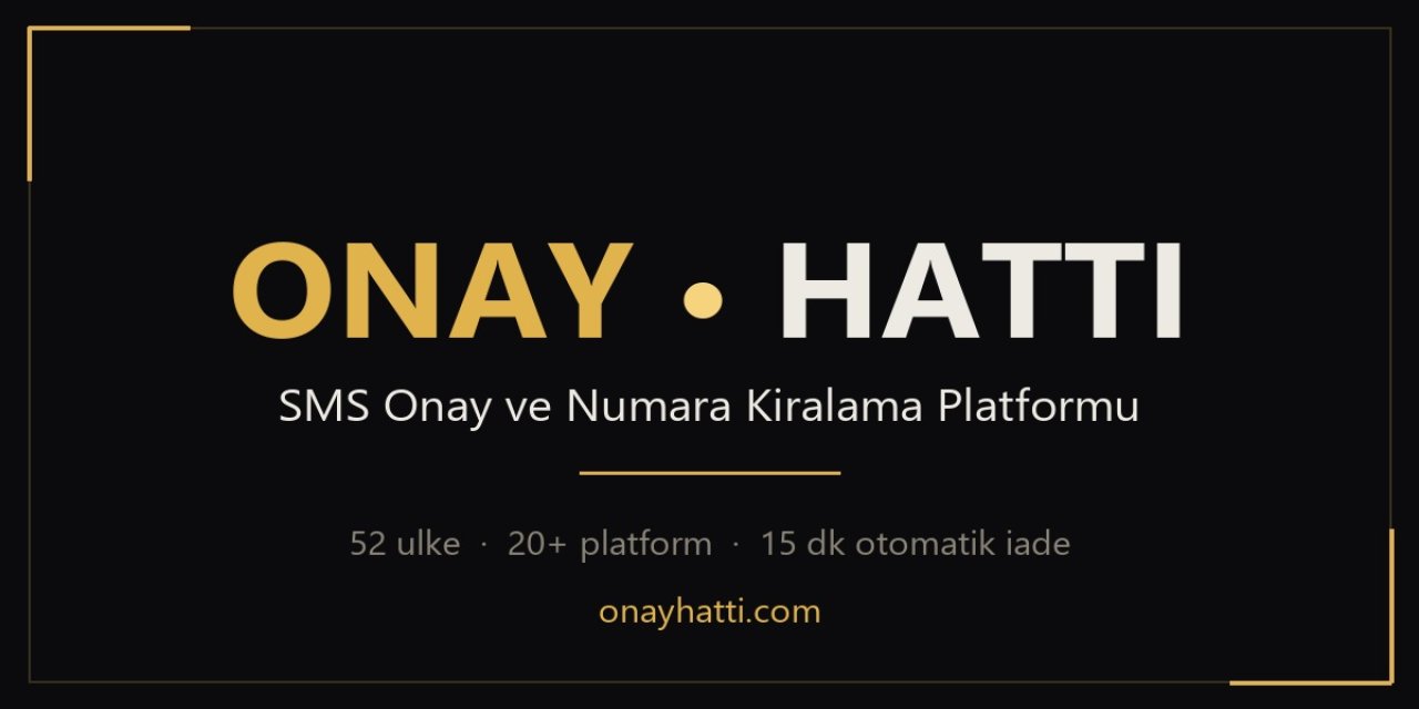 Telefon numarasını paylaşmak istemeyenlere yeni çözüm: Sanal numara ile SMS onayı