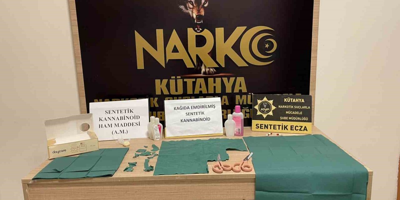Kütahya’da uyuşturucu operasyonu