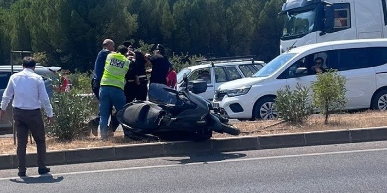Narkotik denetiminden kaçan motosikletli kıskıvrak yakalandı