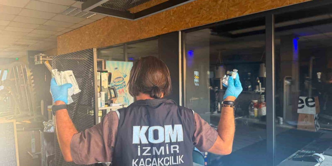 İzmir’de 11,2 milyon TL’lik kaçak kas geliştirme ilacı ele geçirildi
