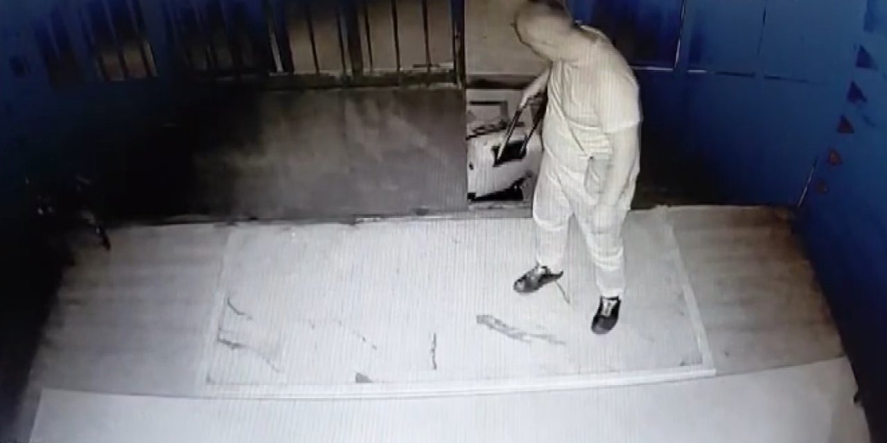 Valizli ayakkabı hırsızı imamların takibinden kaçamadı
