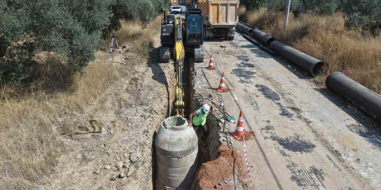 Milas Menteş’te kanalizasyon altyapısı için ilk adım atıldı