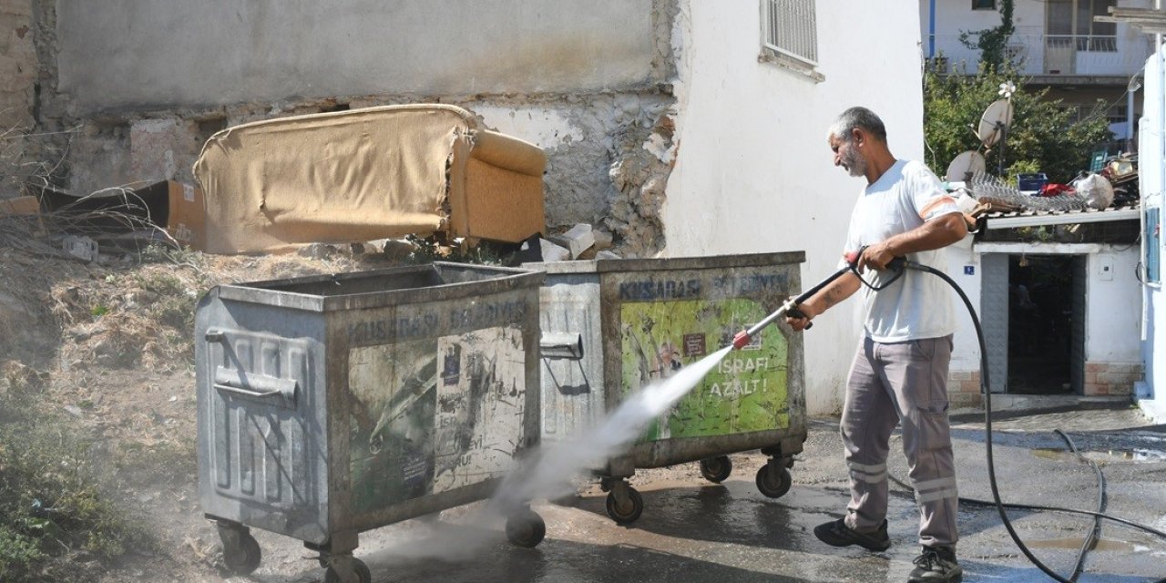 Kuşadası’nda temizlik seferberliği