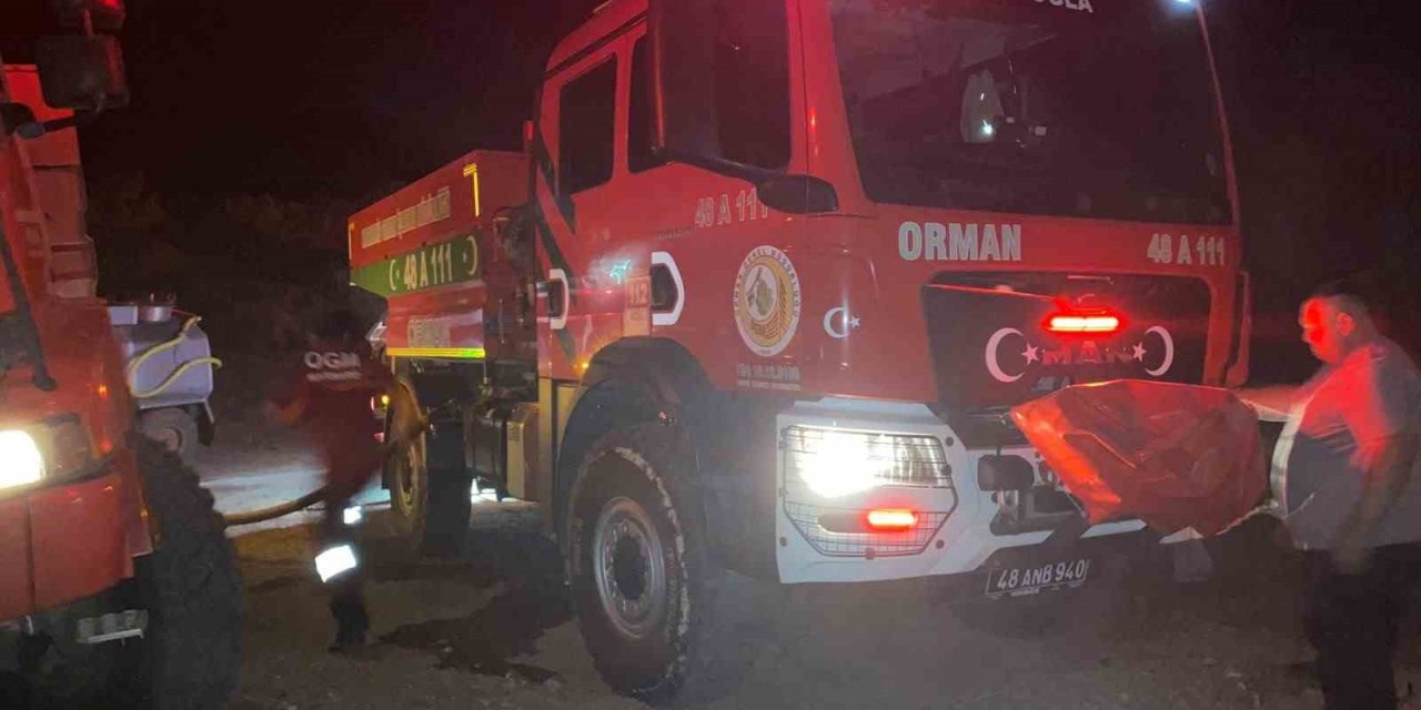 Marmaris’teki orman yangını kontrol altına alındı