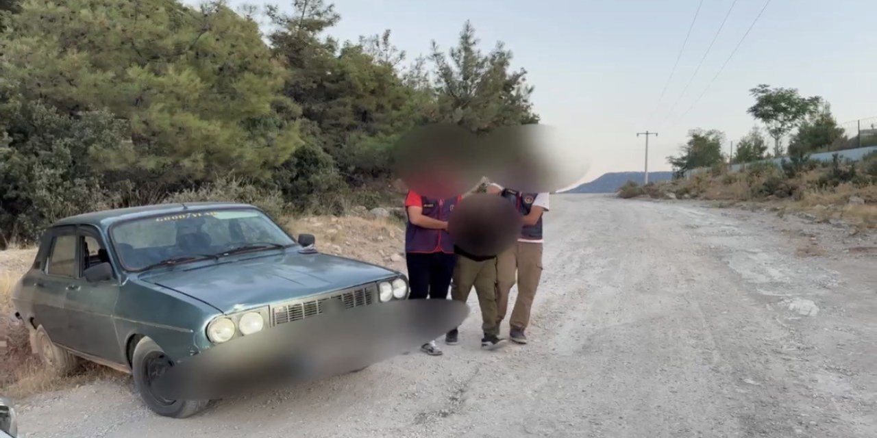 Denizli’de silahlı zorla kız kaçıran şüpheli ormanlık alanda yakalandı