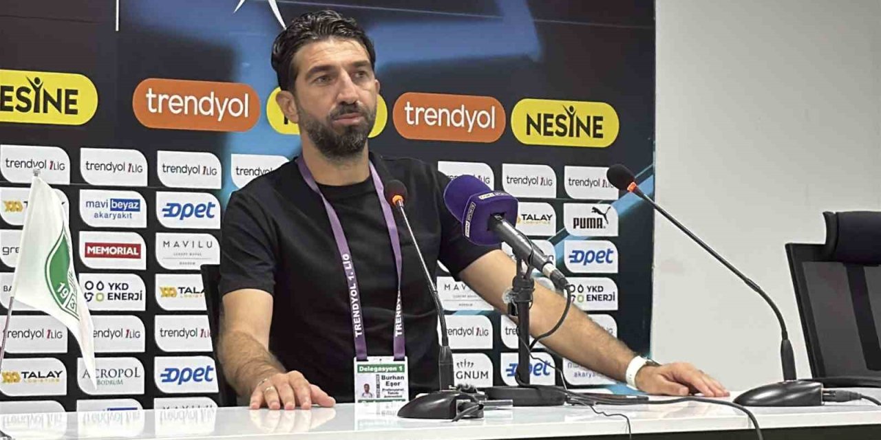 Burhan Eşer: "Oyuncuların mücadelesinden memnunum"