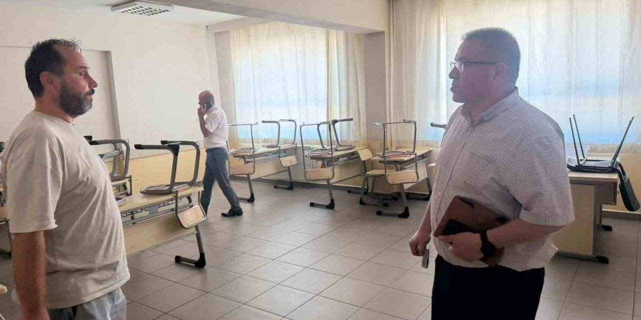 Karacasu’da okullar yeni eğitim yılına hazırlanıyor
