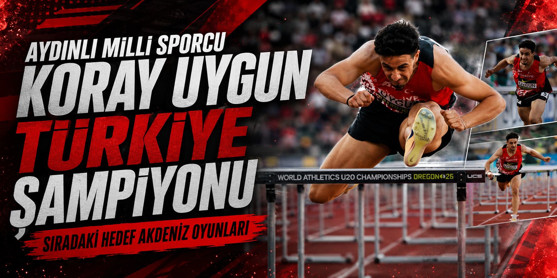 Aydınlı milli sporcu Koray Uygun Türkiye şampiyonu: Sıradaki hedef Akdeniz Oyunları