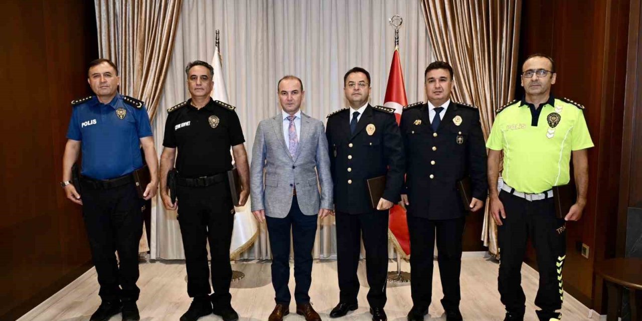 Denizli İl Emniyet Müdürlüğünde terfi heyecanı yaşandı